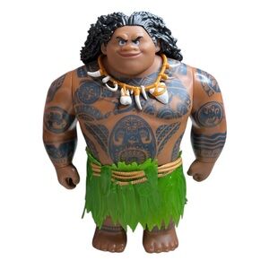 Disney Moana Maui Action Figure Without Hook 10 Inches 2015 Hasbro Hawaii